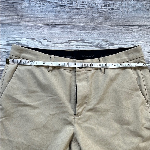 Bonobos Golf Men's Tan Pants sizes 34x32 Slim Taper - Picture 5 of 6